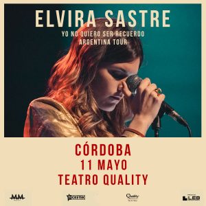 Elvira Sastre en Córdoba.