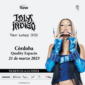 Lola Indigo en Quality Espacio el 21 de marzo de 2023 en el marco de su tour por Latinoamérica.