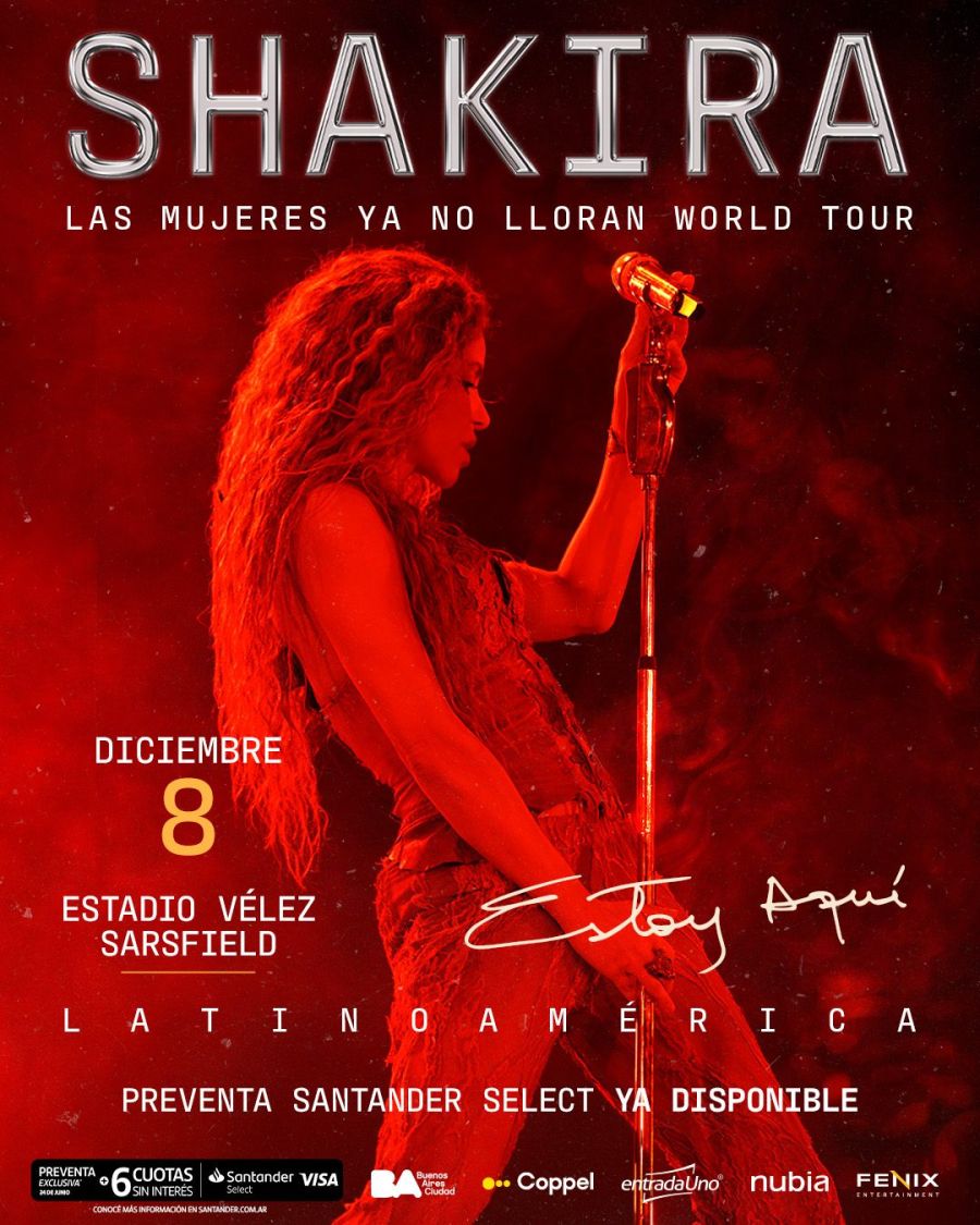 Shakira cierra su tour Las Mujeres Ya No Lloran en Argentina - Quality 90.5