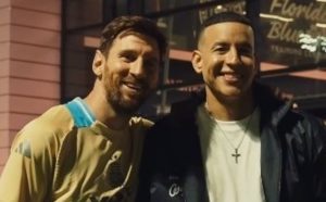 Messi y Daddy Yankee